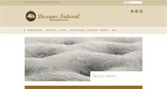 Desktop Screenshot of descansnatural.com